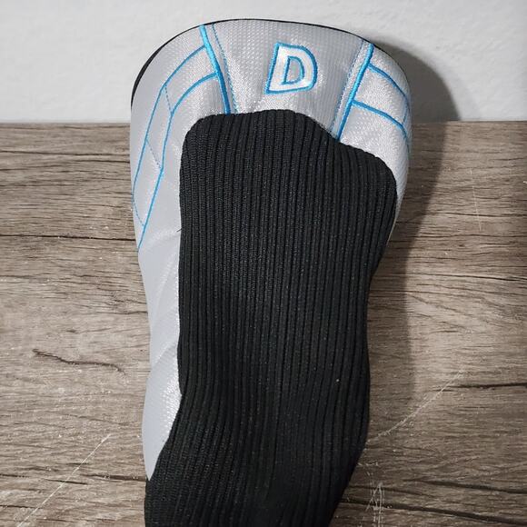 Strata Driver Hybrid Rescue Head Cover Blue/Black Golf Club Cover - Picture 3 of 3